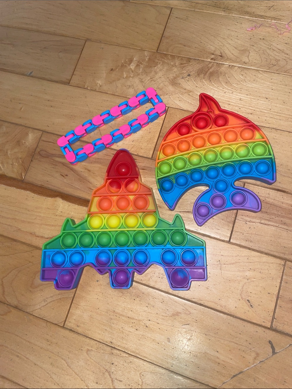 Rainbow Silicone Pop Sensory Toy - Kids Stress Relief